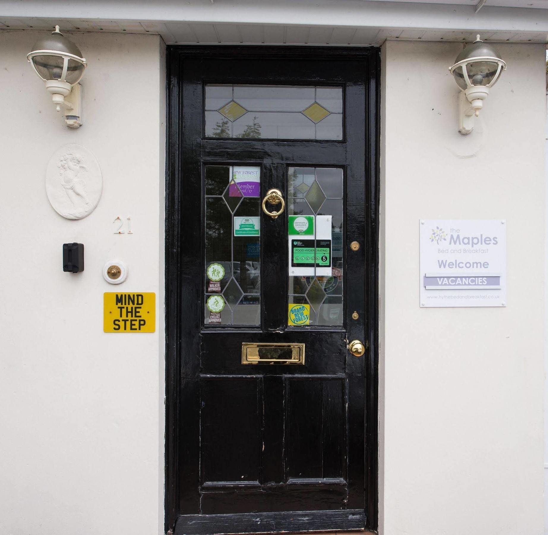 The Maples Bed & Breakfast Hythe  Eksteriør bilde